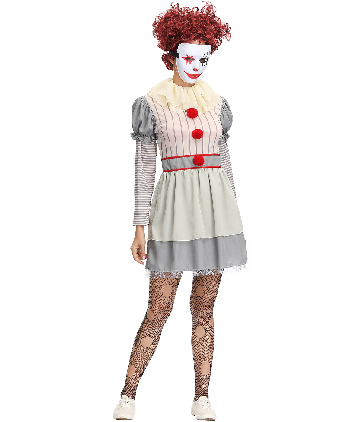 F1917 sexy clown costume for women